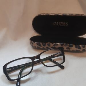 Guess Dark Brown Eyeglasses